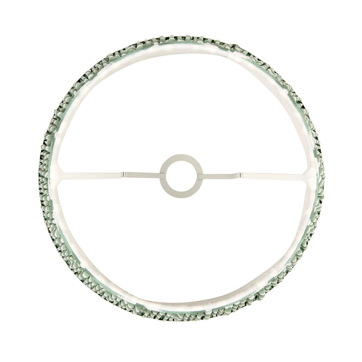 Zigzag Shade 40cm - Cotswold Green Fabric Endon 5