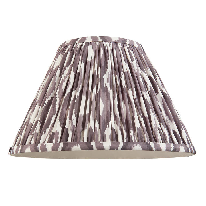 Ikat Shade 30cm - Pearl Grey Fabric Endon 1