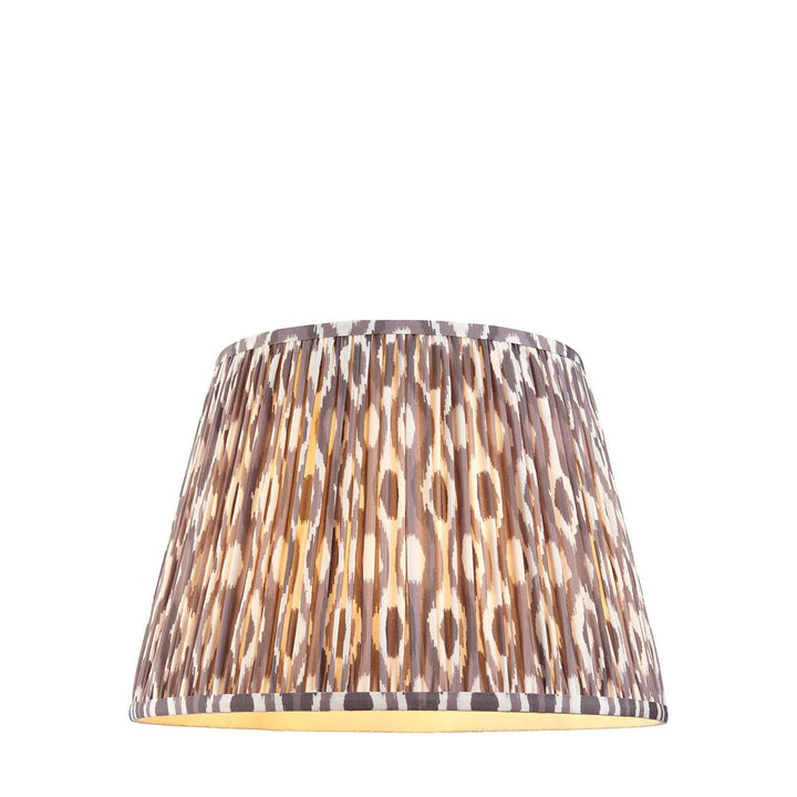 Ikat Shade 40cm - Pearl Grey Fabric Endon 6