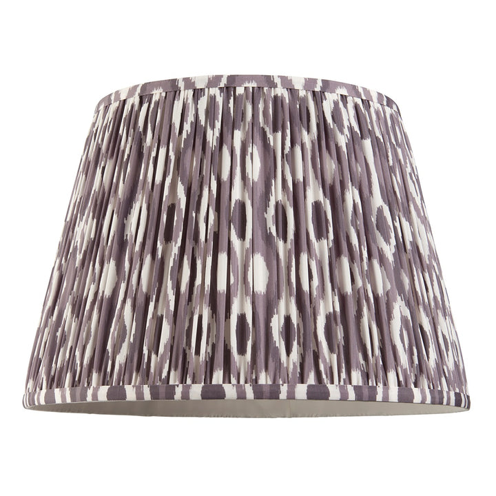 Ikat Shade 40cm - Pearl Grey Fabric Endon 1