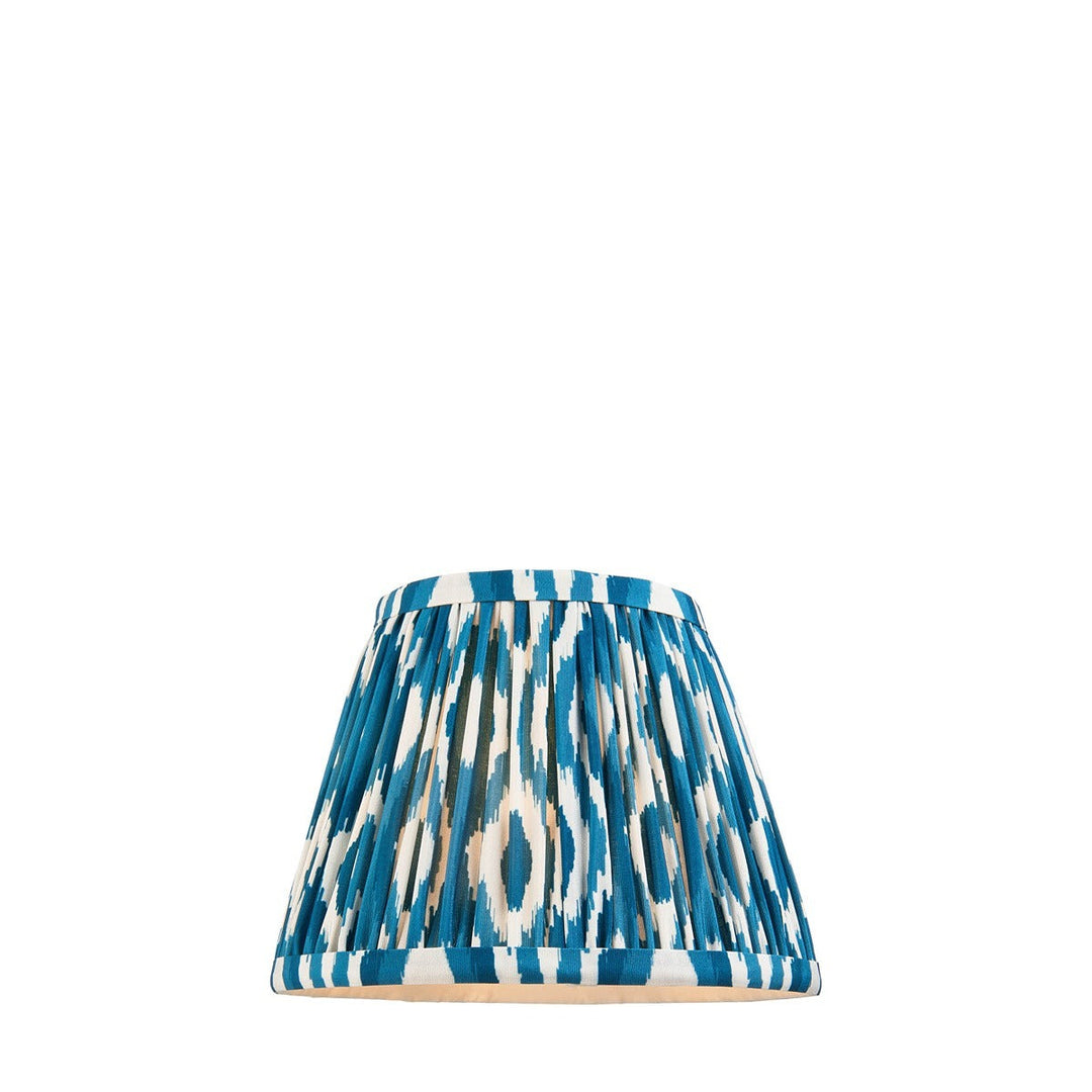 Ikat Shade 20cm - Marlin Blue Fabric Endon 6