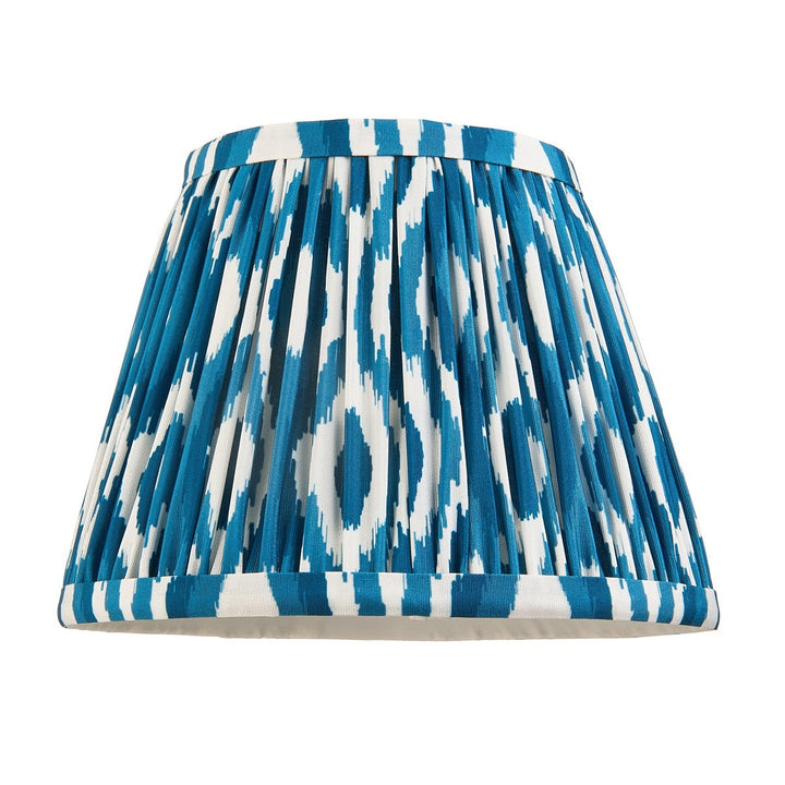 Ikat Shade 20cm - Marlin Blue Fabric Endon 1