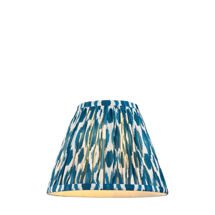 Ikat Shade 25cm - Marlin Blue Fabric Endon 6