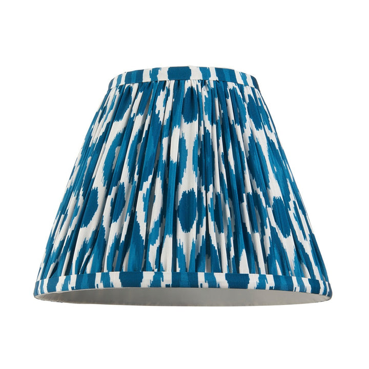 Ikat Shade 25cm - Marlin Blue Fabric Endon 1