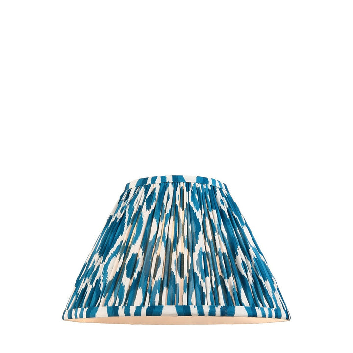 Ikat Shade 30cm - Marlin Blue Fabric Endon 6