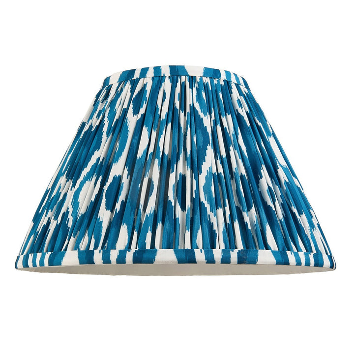 Ikat Shade 30cm - Marlin Blue Fabric Endon 1