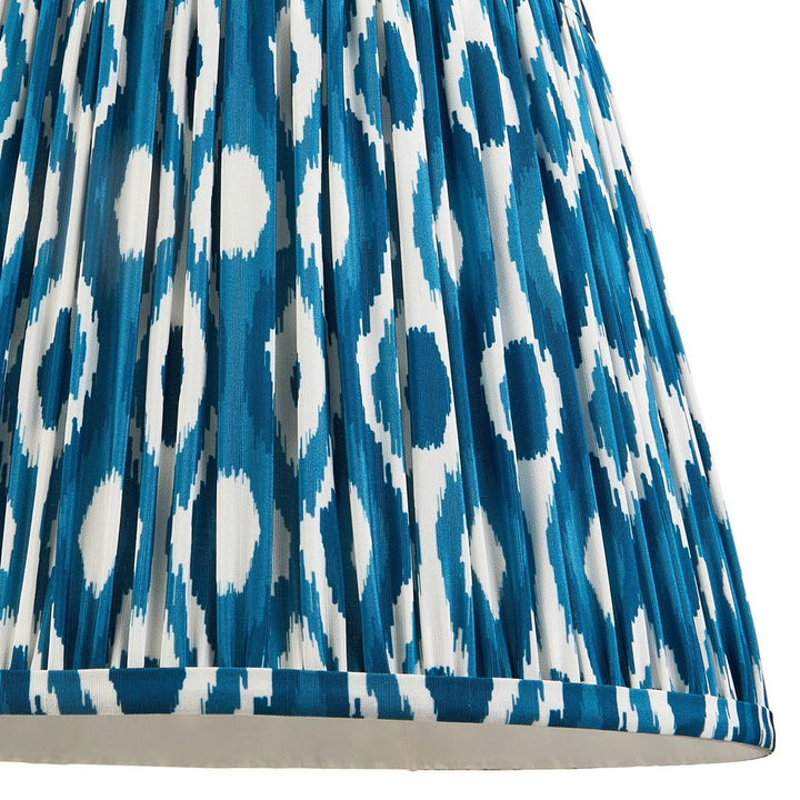 Ikat Shade 35cm - Marlin Blue Fabric Endon 4