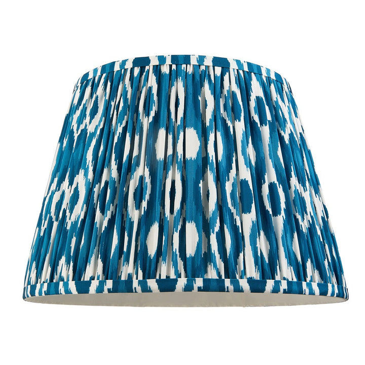 Ikat Shade 35cm - Marlin Blue Fabric Endon 1