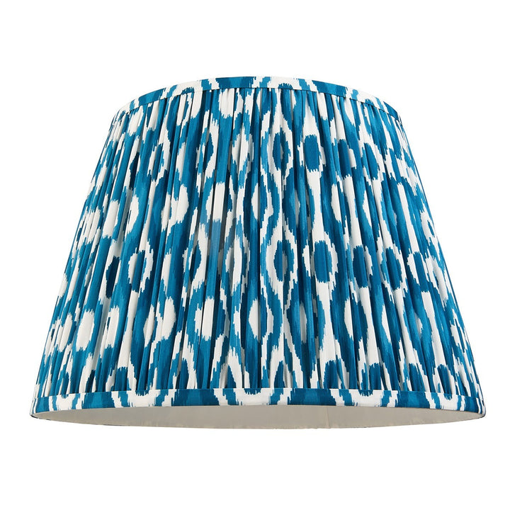 Ikat Shade 40cm - Marlin Blue Fabric Endon 1