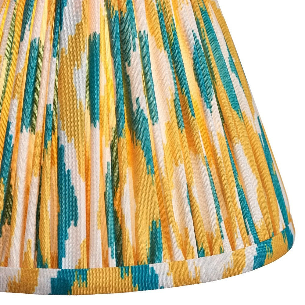 Ikat Shade 16cm - Yellow & Jade Endon 3