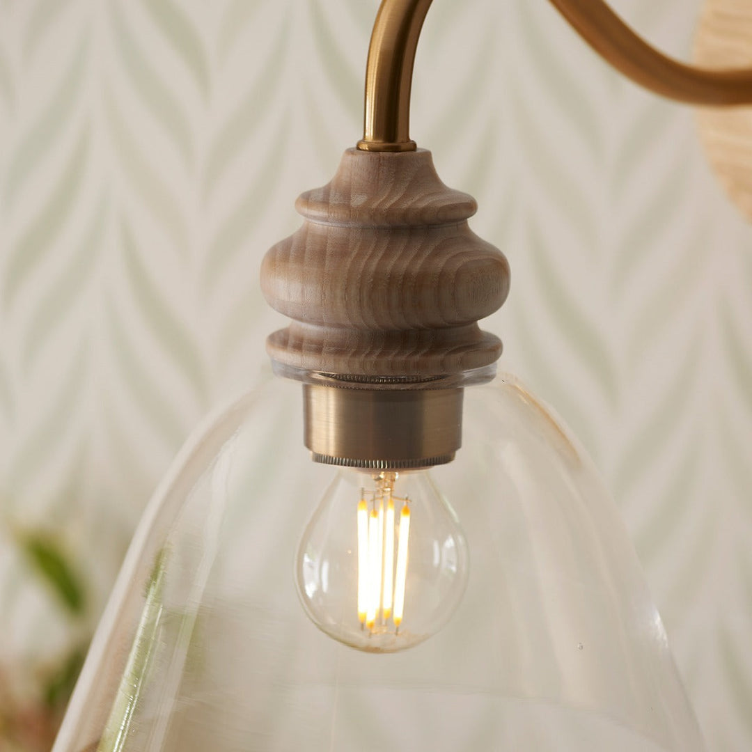 Chatswold 1 Wall Light - Natural Ash Endon 3