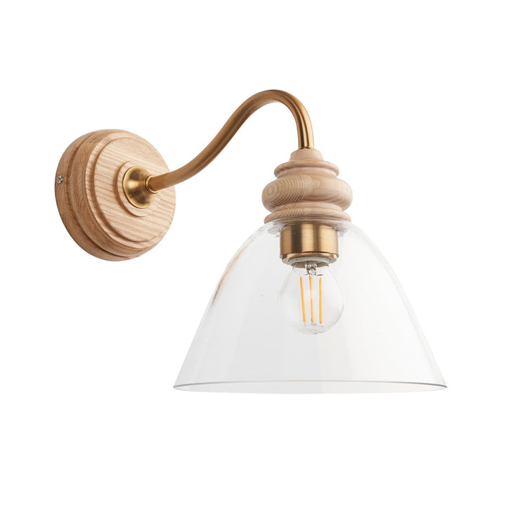 Chatswold 1 Wall Light - Natural Ash Endon 1