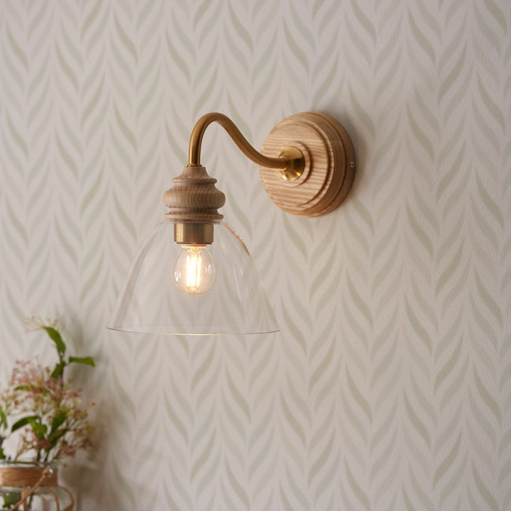 Chatswold 1 Wall Light - Natural Ash Endon 2