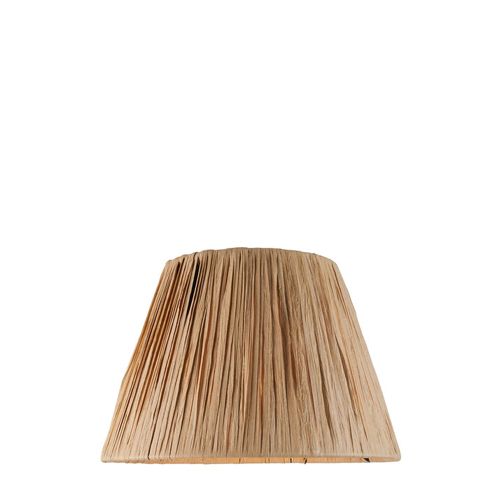 Raffia Tapered Shade 24cm - Natural Raffia Endon 6