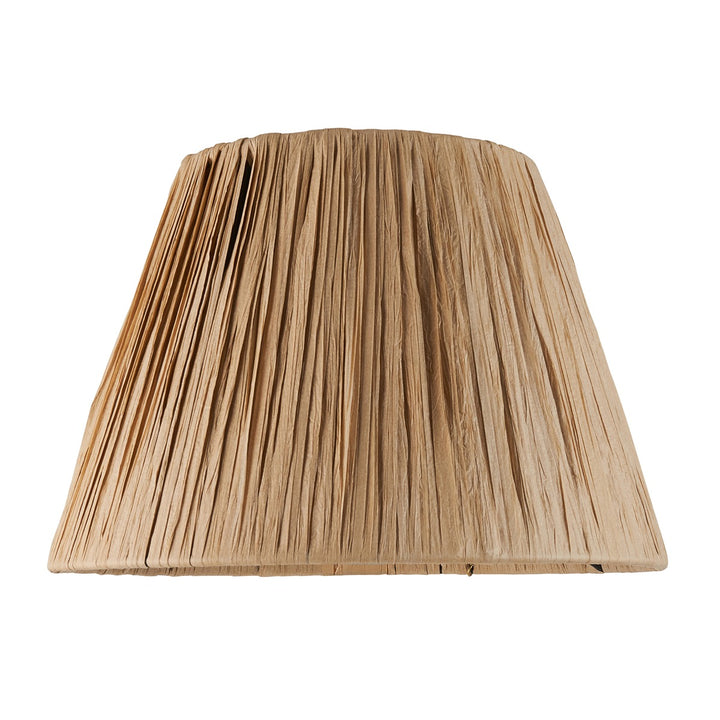 Raffia Tapered Shade 24cm - Natural Raffia Endon 1