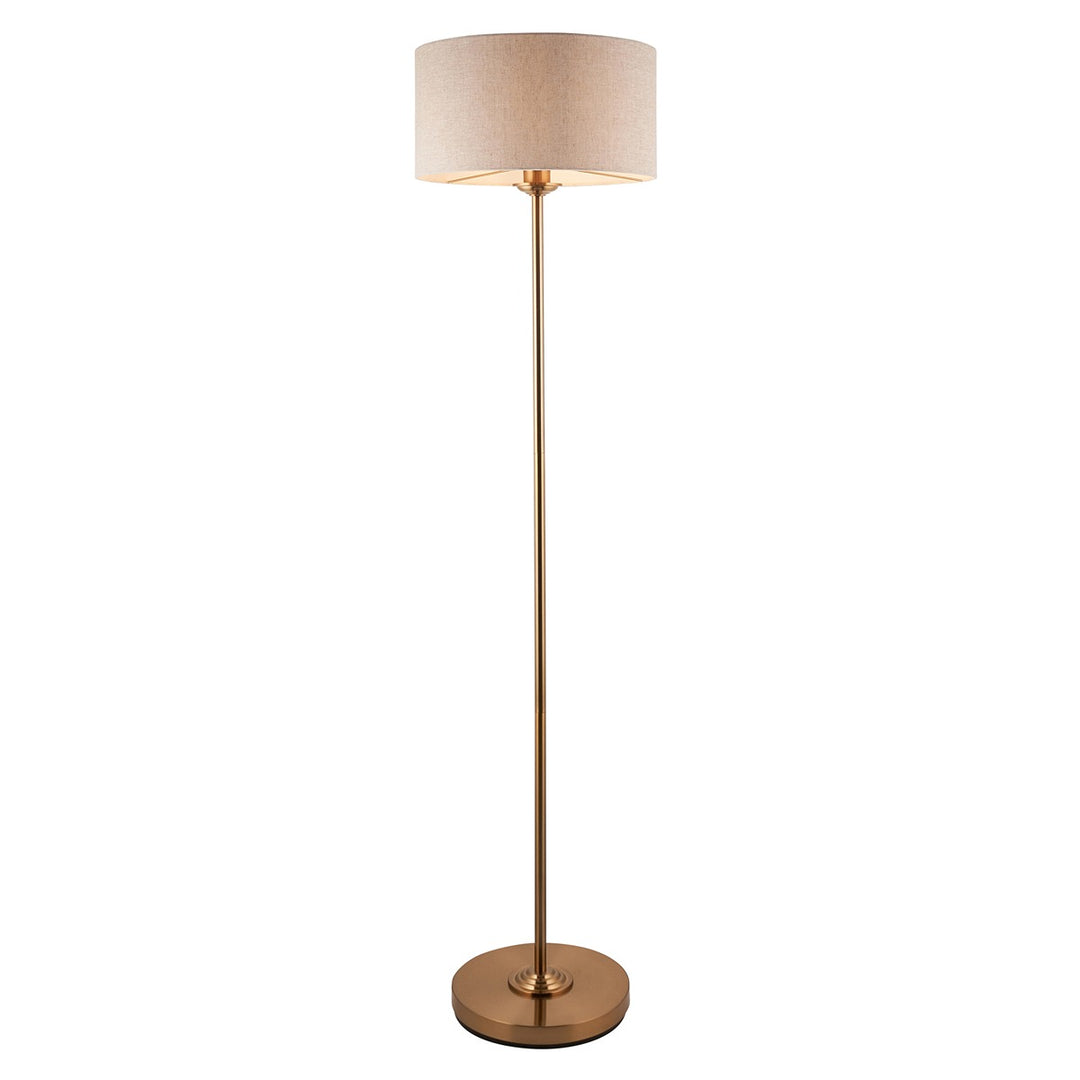 Hiden Floor Lamp - Vintage Brass Endon 1