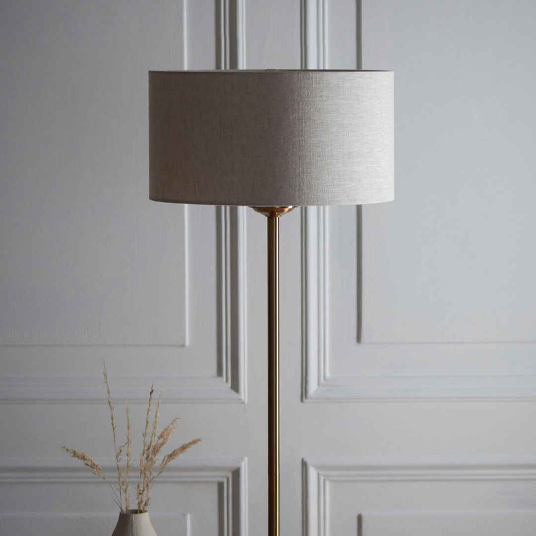 Hiden Floor Lamp - Vintage Brass Endon 3