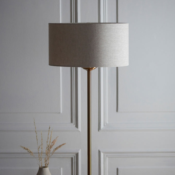 Hiden Floor Lamp - Vintage Brass Endon 3