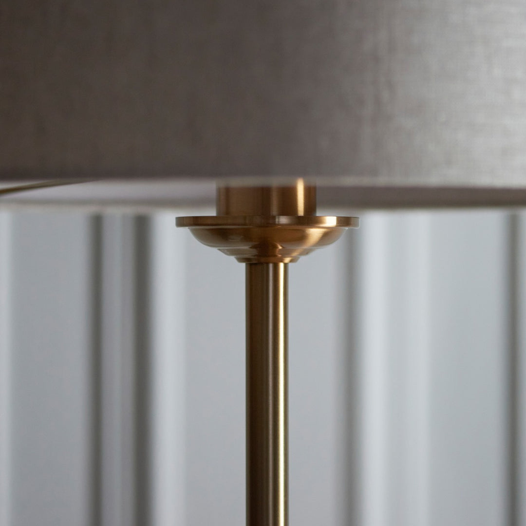 Hiden Floor Lamp - Vintage Brass Endon 6