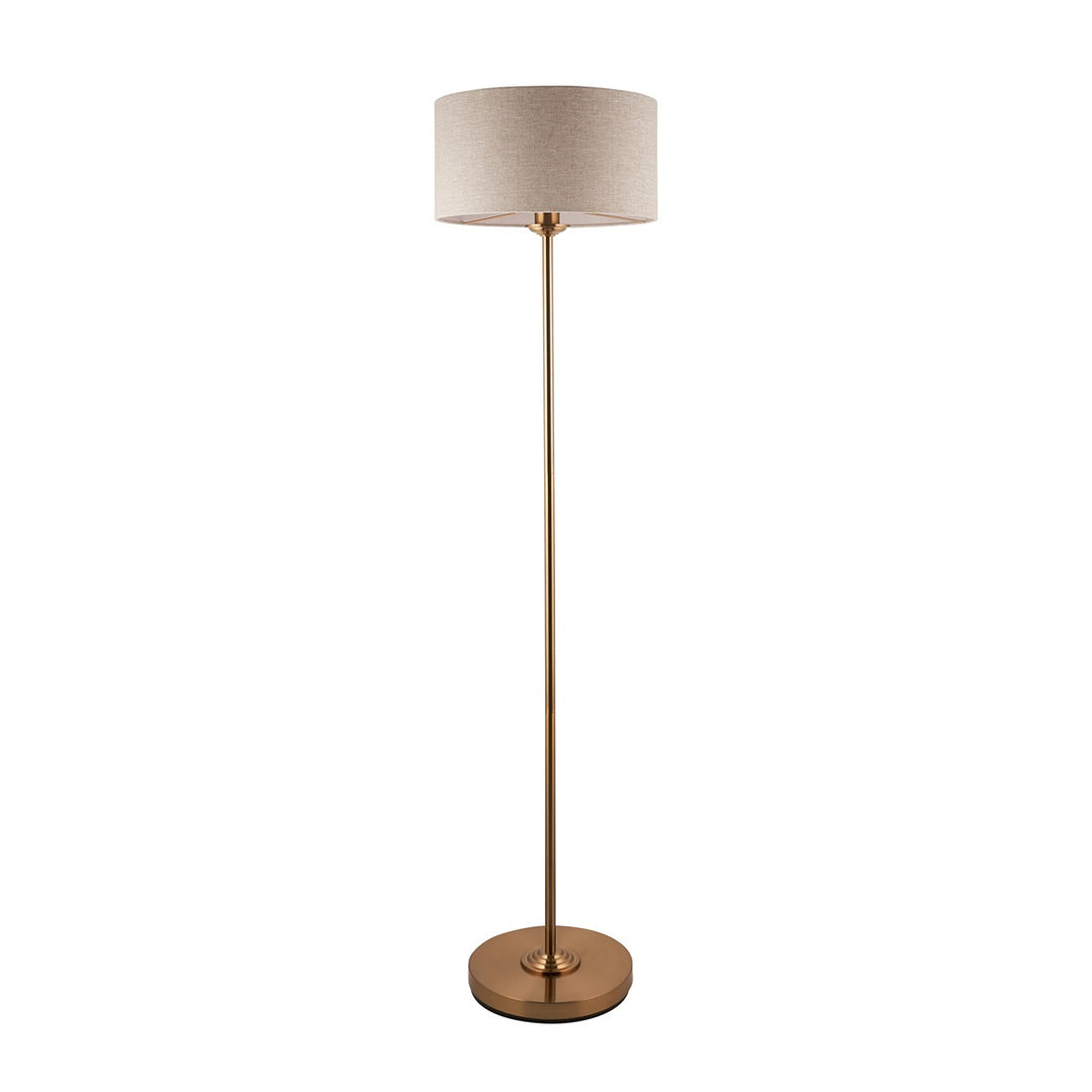 Hiden Floor Lamp - Vintage Brass Endon 8