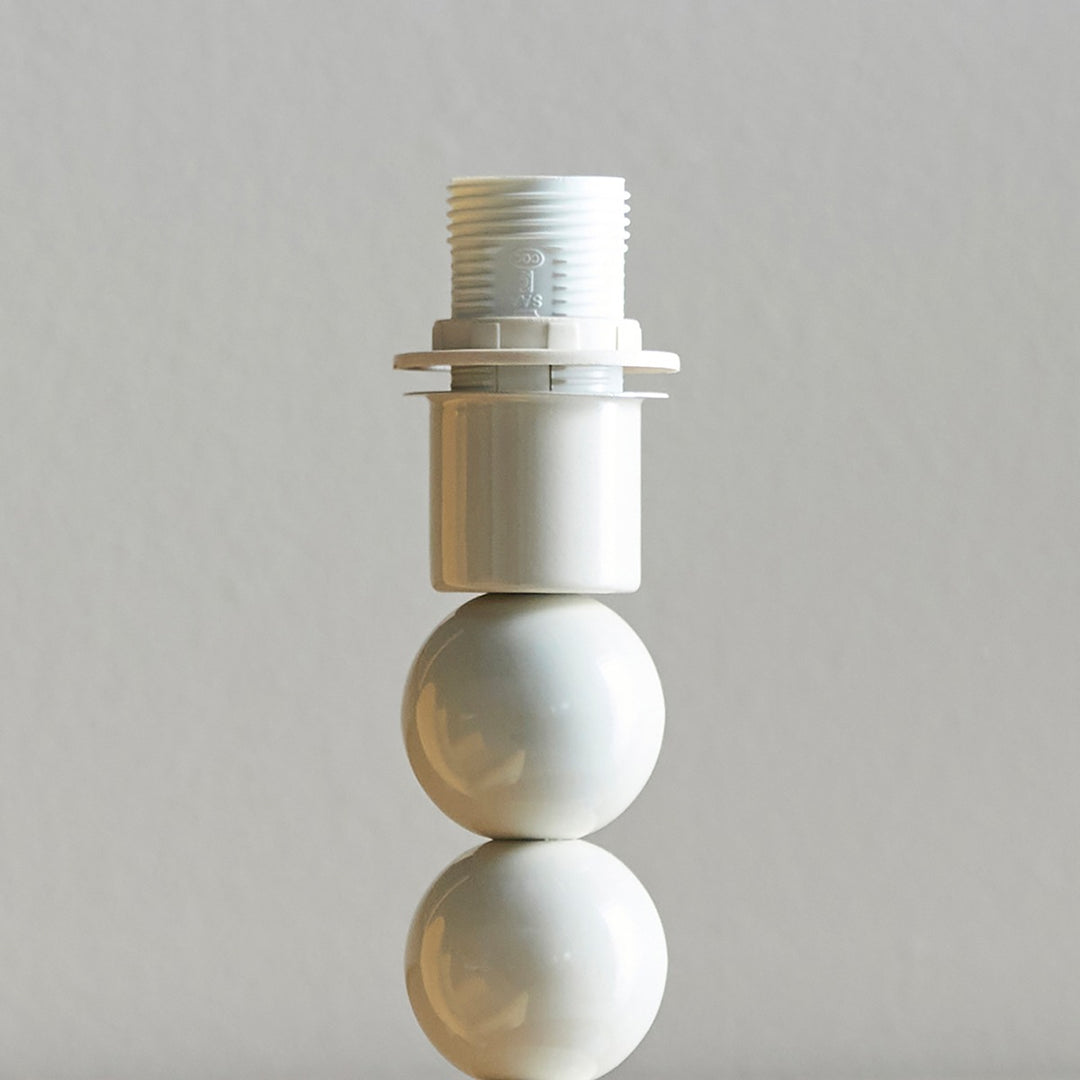 Whimsy Table Lamp - Gloss Almond White Paint Endon 5
