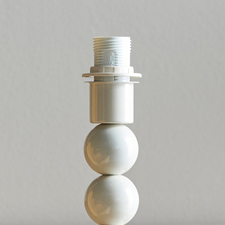 Whimsy Table Lamp - Gloss Almond White Paint Endon 5