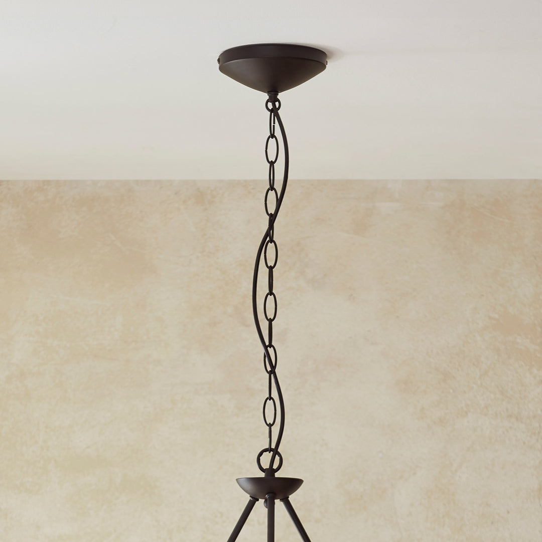 Wave 3 Pendant Light - Matt Black Endon 6