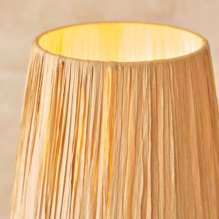 Wave Table Lamp - Brushed Aged Brass Endon 6