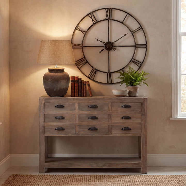 Castello Ceramic Table Lamp - Aged Stone