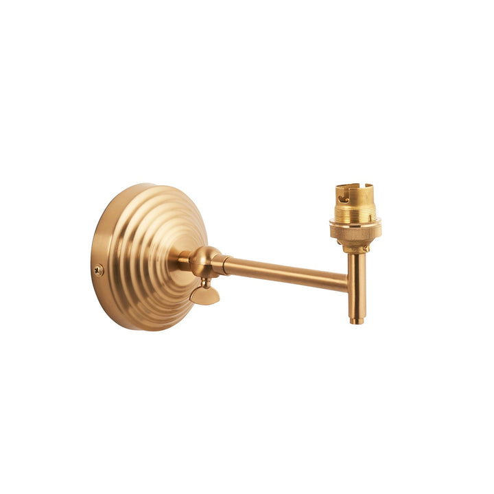 Obelisk Fold Wall Light - Brushed Aged Brass Endon 1