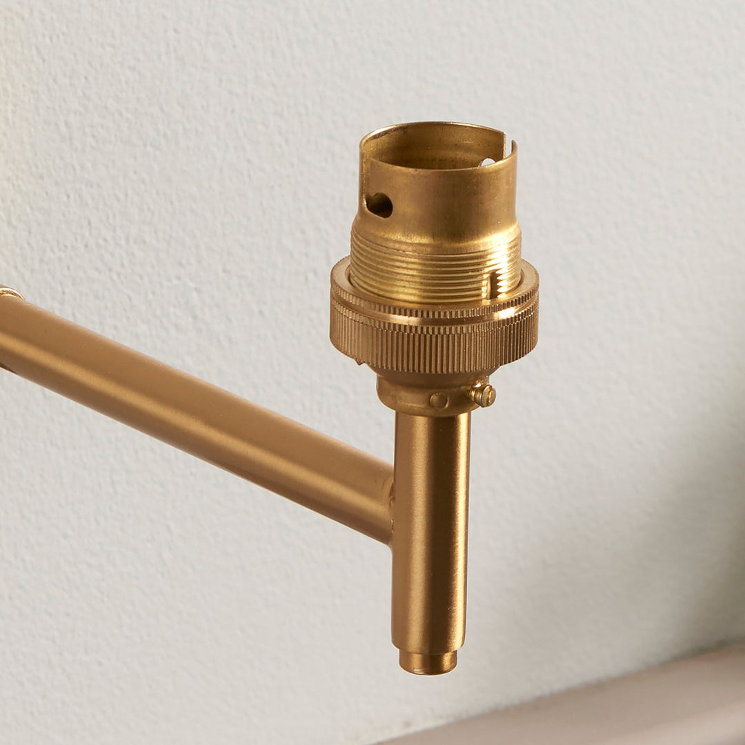 Obelisk Fold Wall Light - Brushed Aged Brass Endon 3
