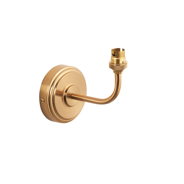 Step Arc Wall Light - Brushed Aged Brass Endon 1