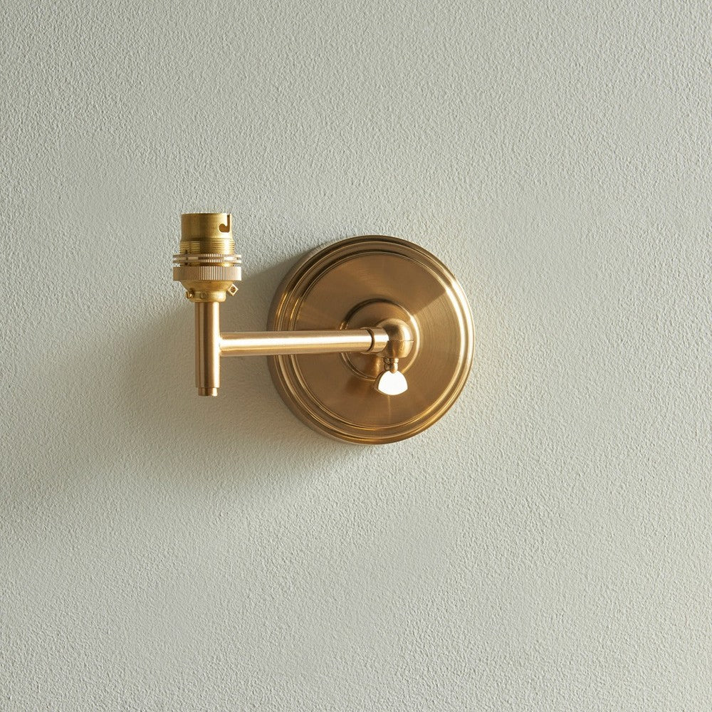 Step Fold Wall Light - Brushed Aged Brass Endon 5