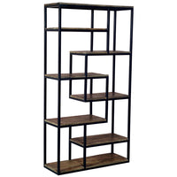 Hill Interiors Multi Shelf Industrial Shelf Unit