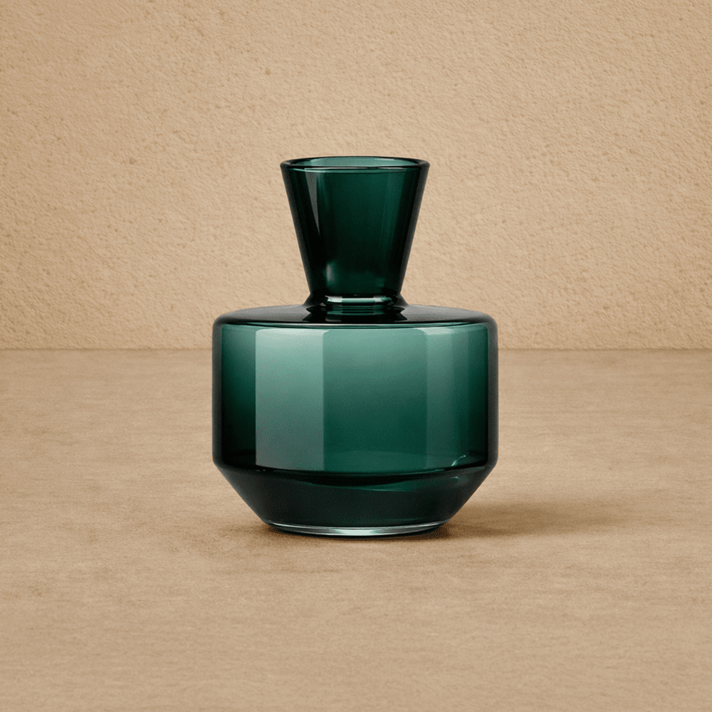 Marenzo Glass Vase - Green