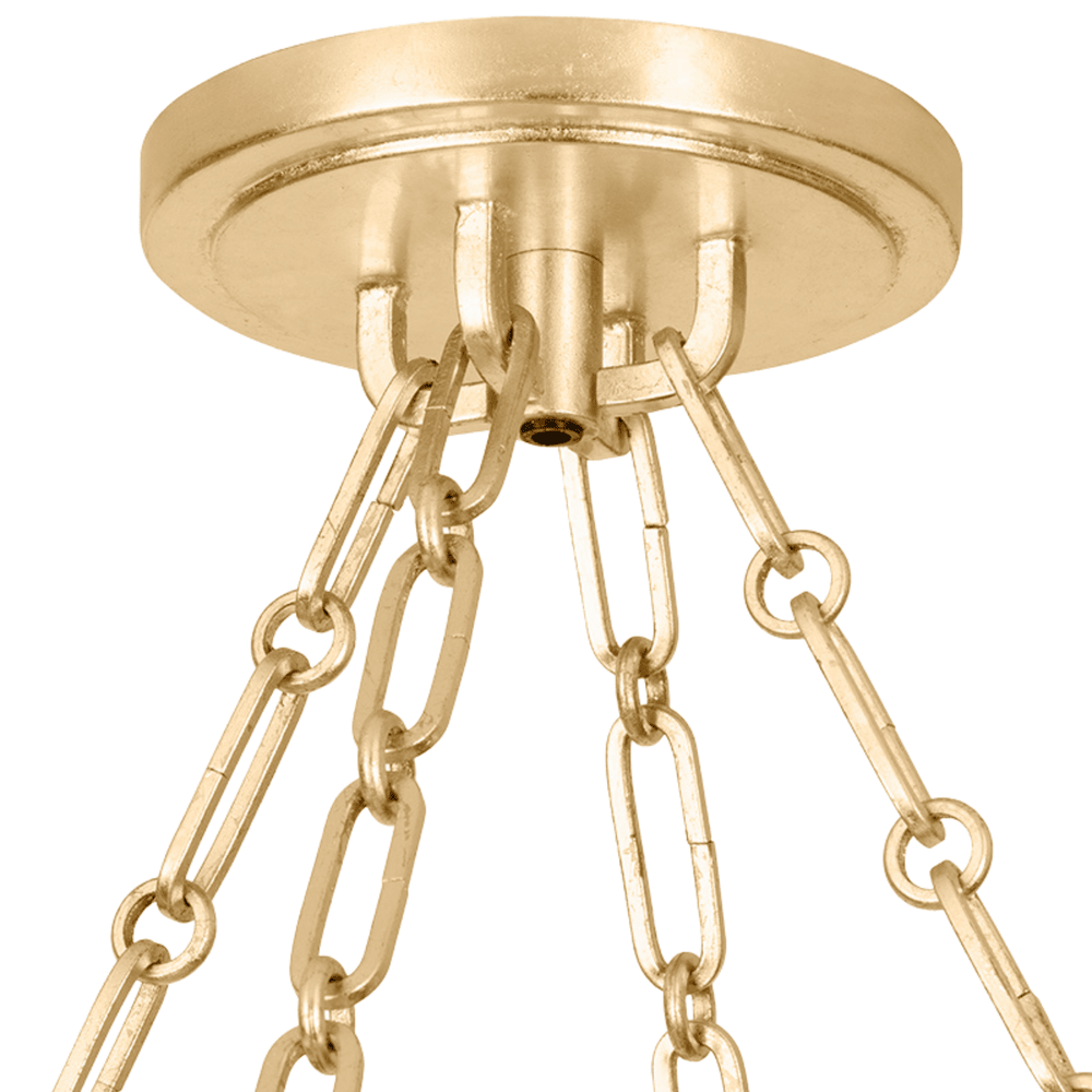 Quebec Chandelier Light - Gold Hudson Valley Lighting 3