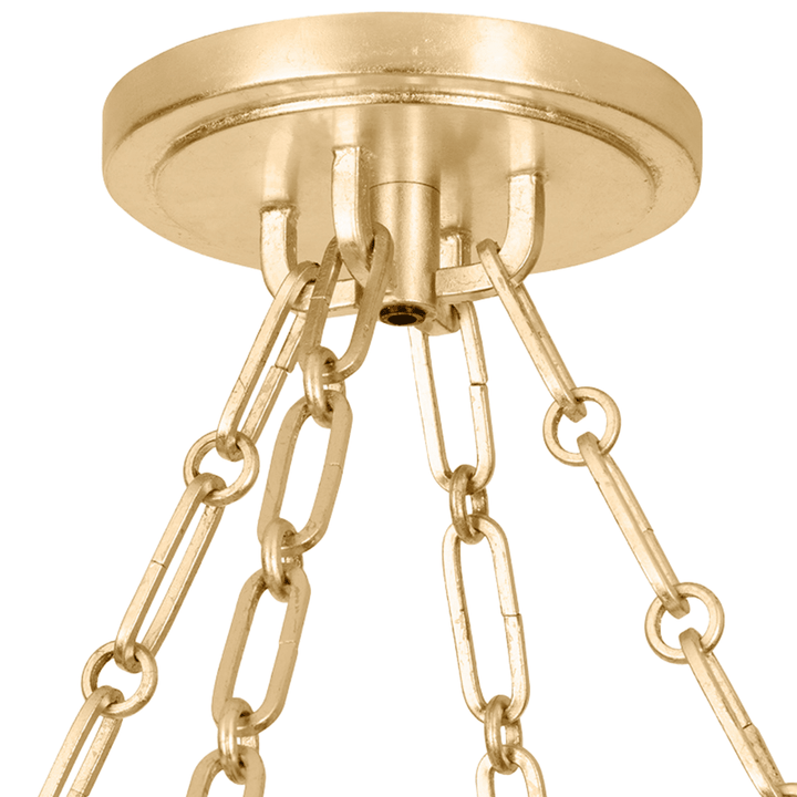 Quebec Chandelier Light - Gold Hudson Valley Lighting 3