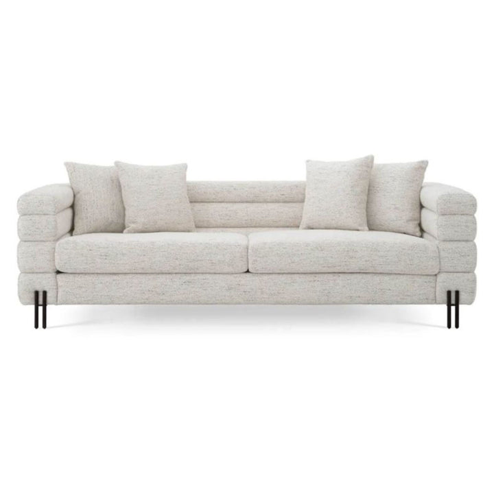 York 3 Seater Sofa - Seashell Off-White Eichholtz 1