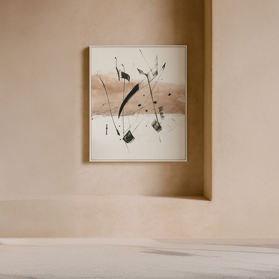 Monochord Oil Painting On Canvas