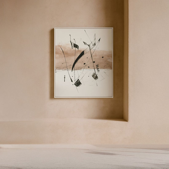 Monochord Oil Painting On Canvas