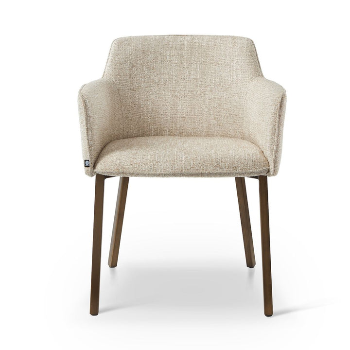 Tessa Set of 2 Dining Chairs (Crib 5) - Field Beige