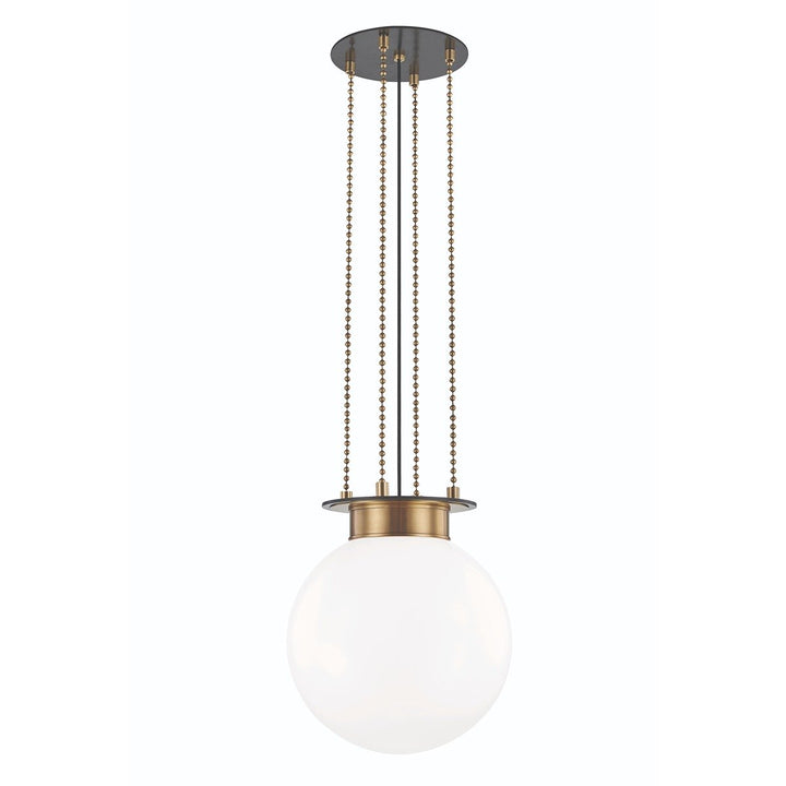 Gunther 1 Light Medium Pendant Light - Aged Old Bronze Hudson Valley Lighting 1