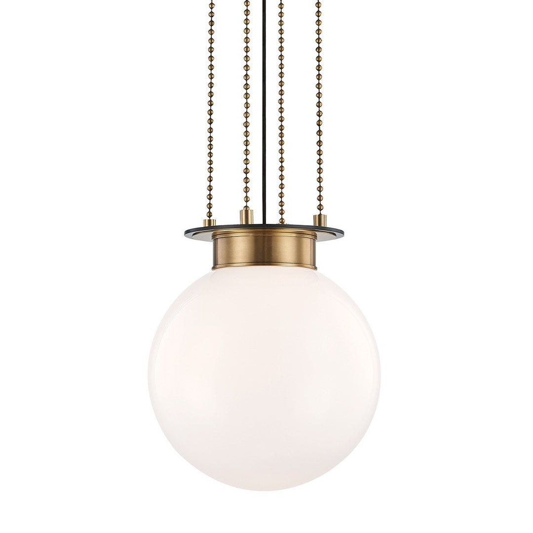 Gunther 1 Light Medium Pendant Light - Aged Old Bronze Hudson Valley Lighting 2