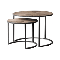 Gallery Interiors Hudson Living Douglas Nest of 2 Coffee Tables