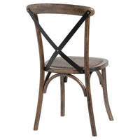 Hill Interiors Oak Cross Back Dining Chair