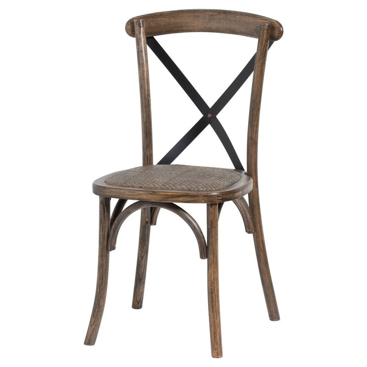 Cross Back Dining Chair - Oak Hill 1