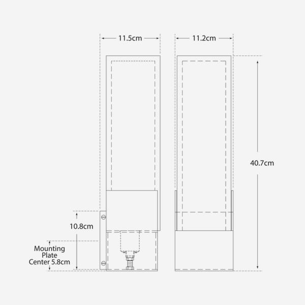 Covet Wall Light - Bronze AndrewMartin 5