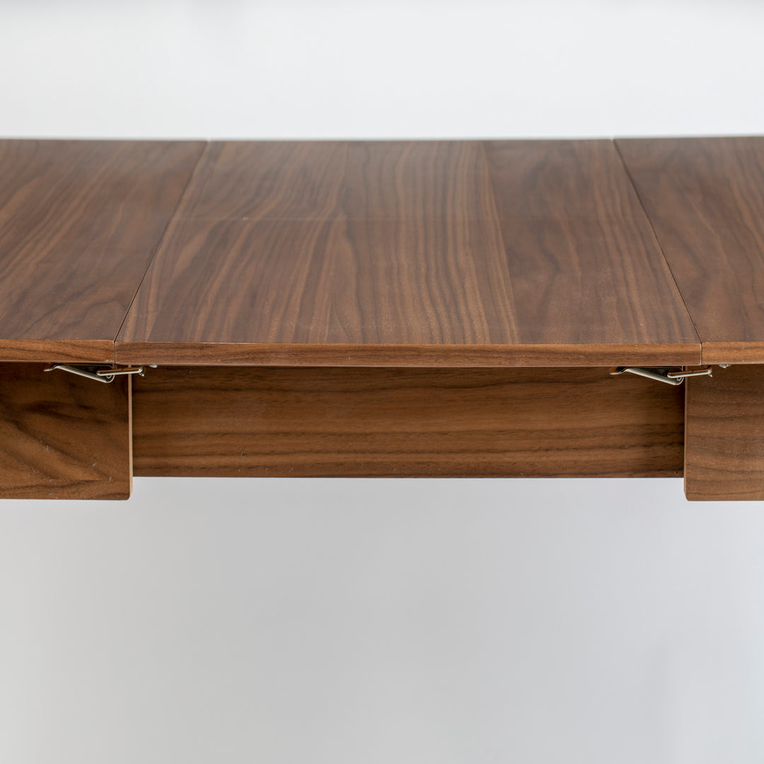 Glimps Extendable Rectangular Dining Table 120-162cm - Walnut Zuiver 6