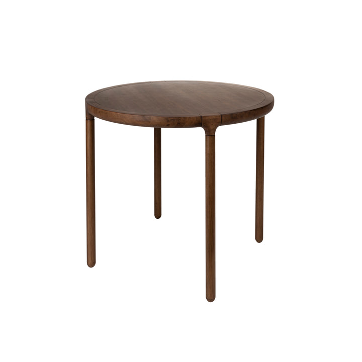 Storm Round Dining Table 128cm - Walnut Zuiver 1