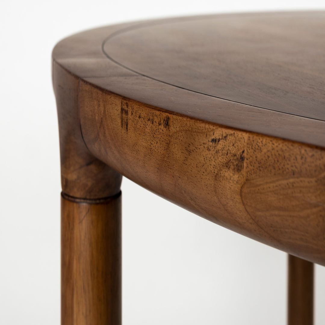 Storm Round Dining Table 128cm - Walnut Zuiver 3